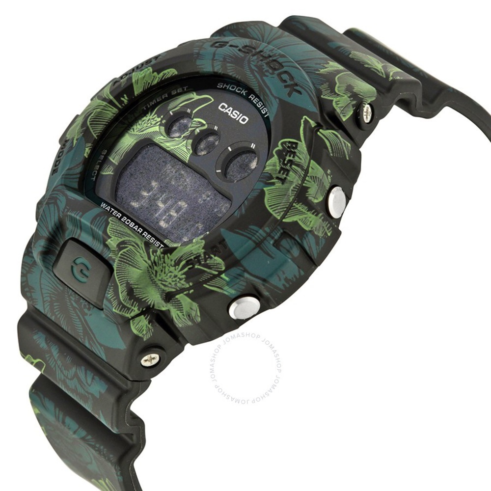 G Shock Green Floral Watch
